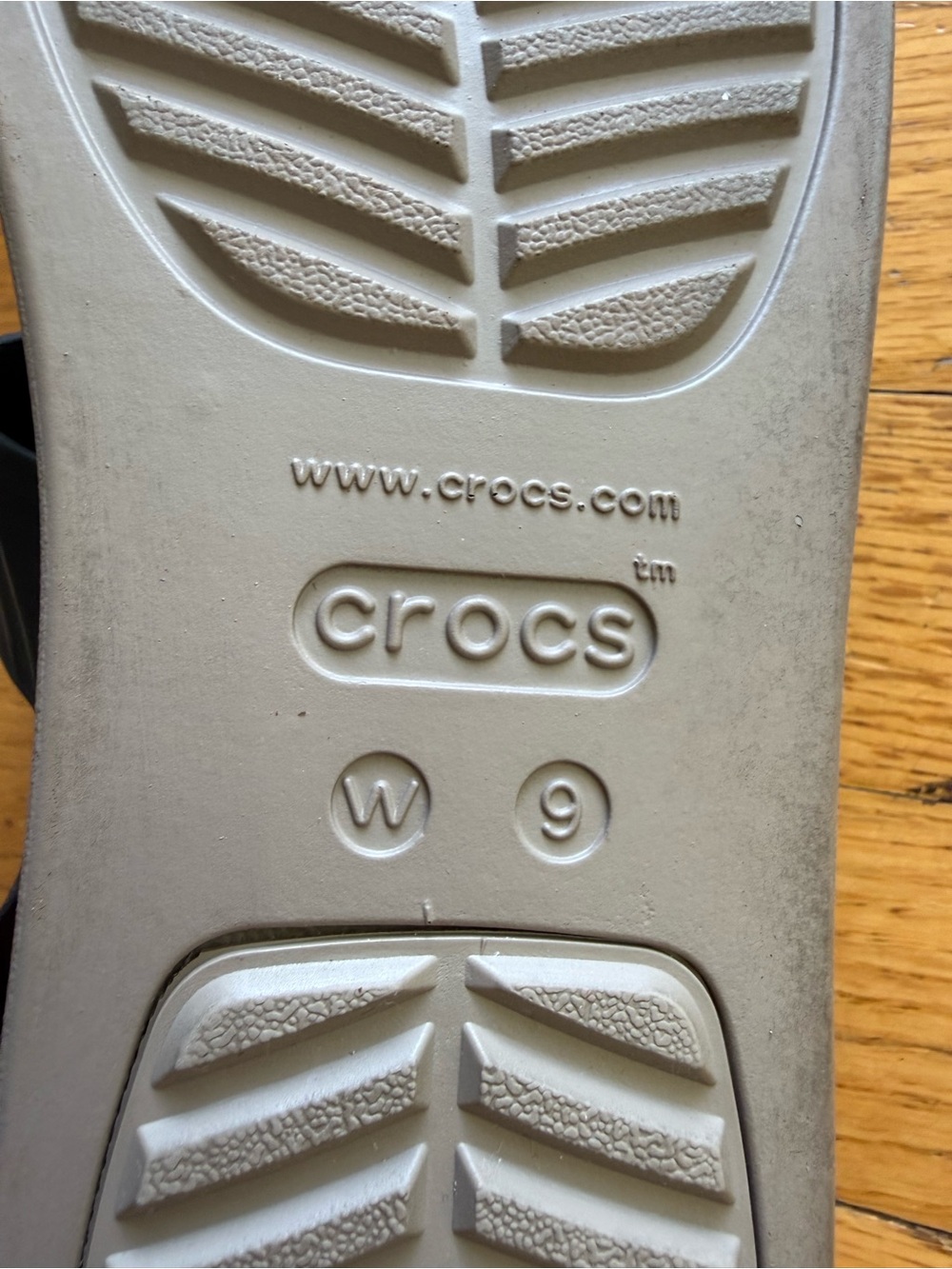 CROCS Women's Black and Brown LiteRide Slingback Sandal - Picture 5 of 6